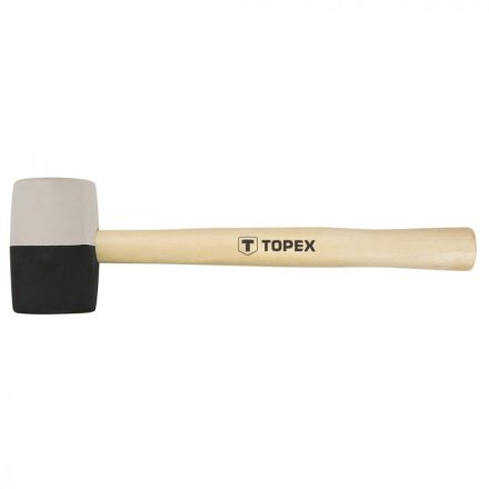 Topex-02A354-Gumikalapacs-58Mm-450G-Fekete-Feher-Fa-Nyel