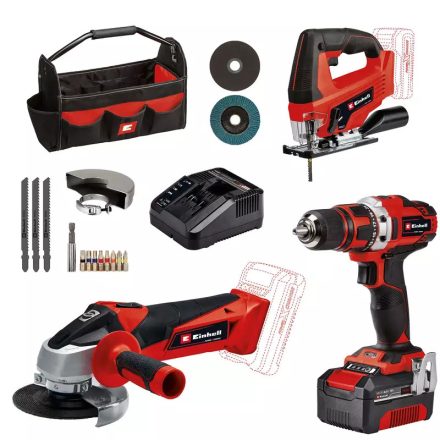 Einhell TE-TK 18/3 Li Kit (JS+CD+AG) Gépszett (szerszám) (4257241)