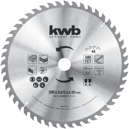 KWB-593059-Profi-Tct-48-Fogu-Fureszlap-300X-30X18-Mm