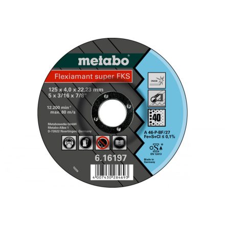 Metabo-Flexiamant-Super-Fks-60-125X40X2223-Inox-Sf-27-616198000