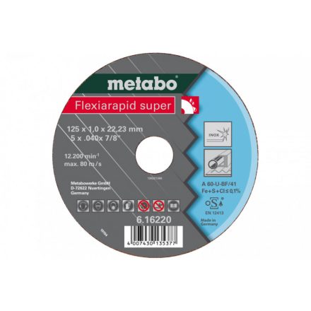 Metabo-Flexiarapid-Super-150X16X2223-Inox-Tf-41-616224000