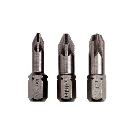 Metabo-3-Db-Pozidriv-Bit-Pz-1-2-3-Torsion-628538000