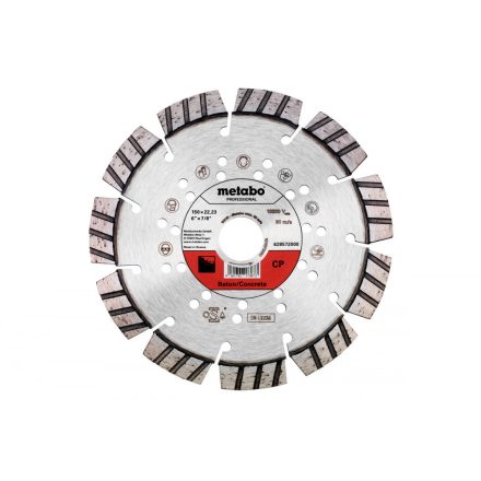 Metabo-Gyemant-Darabolotarcsa-150X2223Mm-Cp-Beton-Professional-628572000