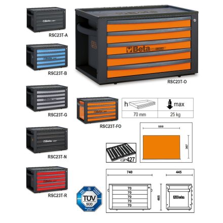 Beta-023003022-Rsc23T-G-5-Fiokos-Szerszamos-Lada