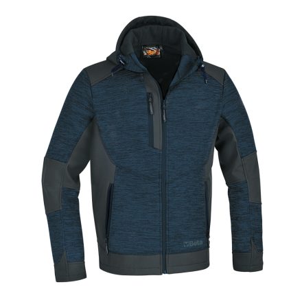 BETA 076370100 7637B XS polár kapucnis felső softshell betétekkel